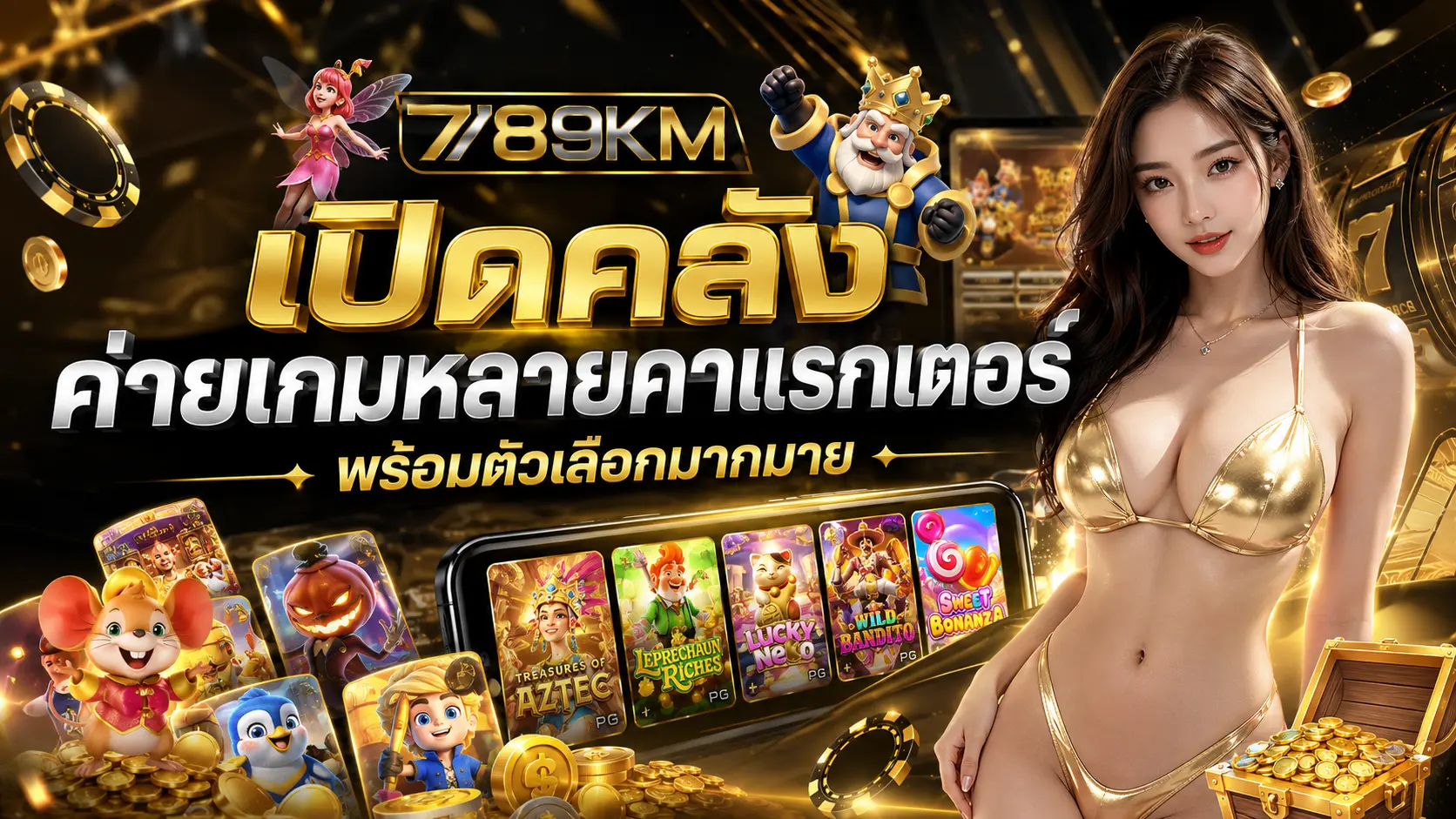 km2you เปิดคลังค่ายเกมหลายคาแรกเตอร์ พร้อมตัวเลือกมากมาย